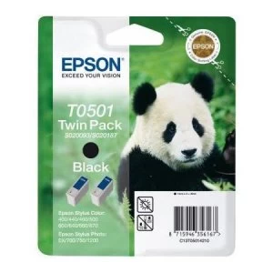Image of Epson Panda T0501 Black Ink Cartridge