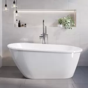 Image of Freestanding Single Ended Slipper Bath 1540 x 740mm - Duna