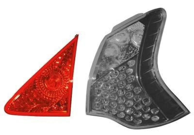 Image of VAN WEZEL 4076924 Rear light Inner Section, with bulb holder, Right Combination Rearlight (391)