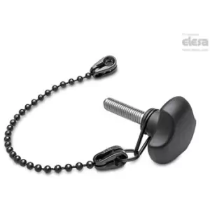 Image of ELESA Solid knob-VTT.25-SST-p-M5x16-LP
