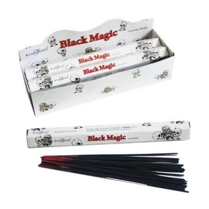 image of Black Magic (Pack Of 6) Stamford Hex Incense Sticks