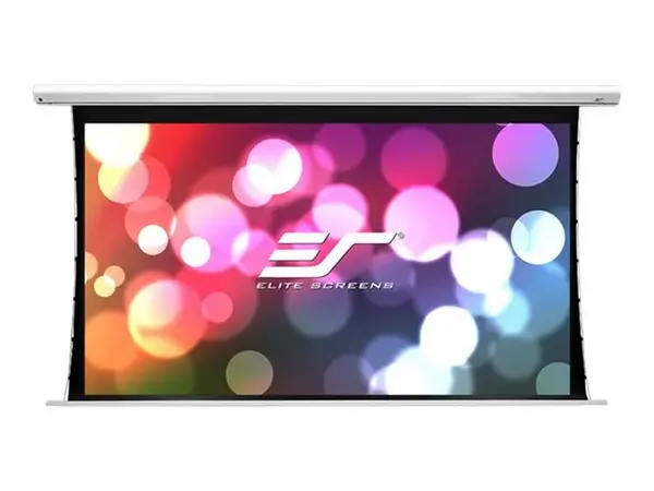 image of Elite Screens 84" SKT84XHW-E12 Saker Tab-Tensioned Projector Screen