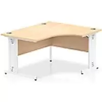 image of dynamic Right-hand Desk Impulse ICDRW14WMPE Maple 1400 mm x 800 mm x 730 mm