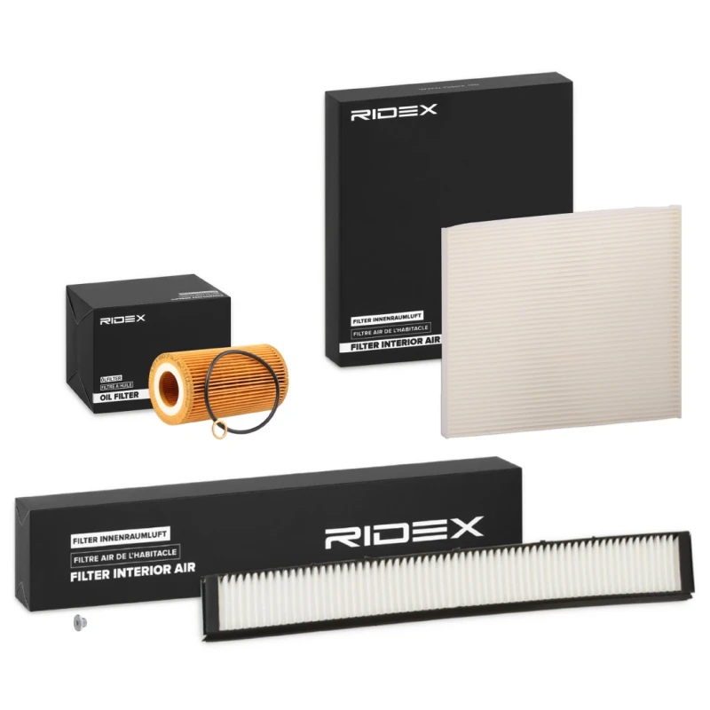 Image of RIDEX 4055F0233 Filter Set with air filter, with pre-filter Filter Set (4055)