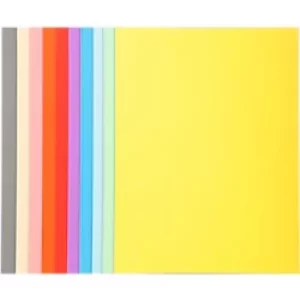 Image of Forever Square Cut Folders A4 Assorted, 10 Packs of 50