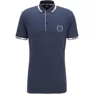 Image of Boss Boss Paddy BO Short Sleeve Polo Shirt Mens - Blue
