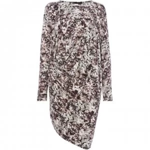 image of Label Lab Remley Reed Print Dress - Multi-Coloured