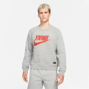 image of Nike Liverpool Heritage Crew Neck Sweatshirt Mens - Grey