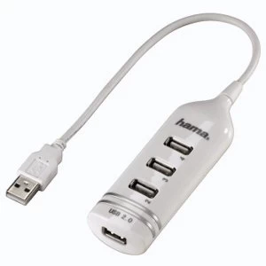 Image of USB 2.0 HUB 1:4 BUSPOW.WH