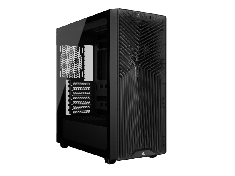 Image of Corsair 3200D RS Mid Tower ATX Gaming PC Case - Smoke - CC-9011336-WW