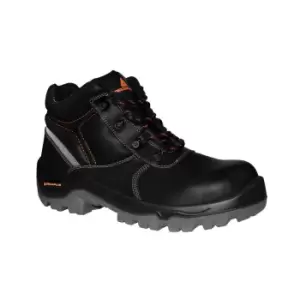 Image of Delta Plus Mens Phoenix Composite Leather Safety Boots (11 UK) (Black)