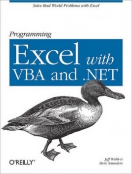 Image of Programming Excel with Vba and .Net by Jeff Webb Book
