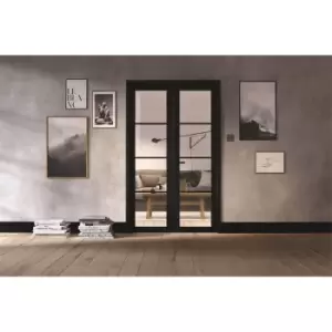 Image of Soho Room Divider W4 - Black - 2031 x 1246 x 35mm