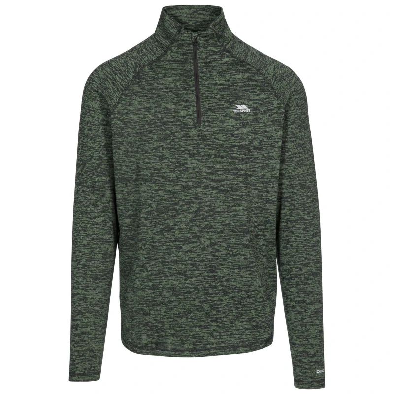 Image of Trespass Trespass Men Gerry Active Top in Bright Green Size: X-Small Bright Green XS Male 5059269203139