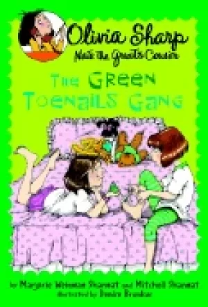 Image of olivia sharp green toenails gang