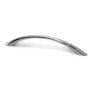 Image of GTV Metal Slim Drawer Cabinet Door Pull Kitchen Handle Cup Bow - Colour Satin, P