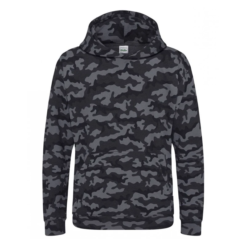 Image of Awdis JH014B girls's Children's Sweatshirt in Black