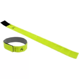 image of FWE Hi Viz Ankle/Wrist Bands - Grey