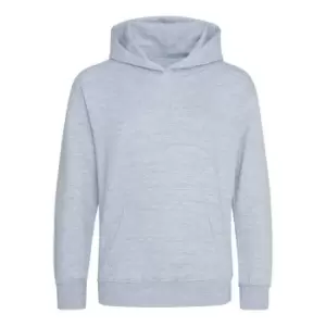 Image of Awdis Childrens/Kids Heather Organic Hoodie (12-13 Years) (Grey Heather)