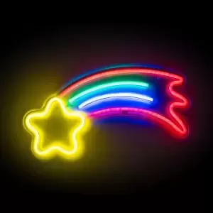 Image of Shooting Star Neon Multi Light Decoration