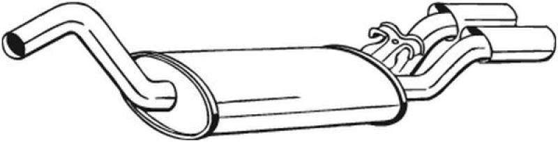 Image of Rear silencer BOSAL 105-127