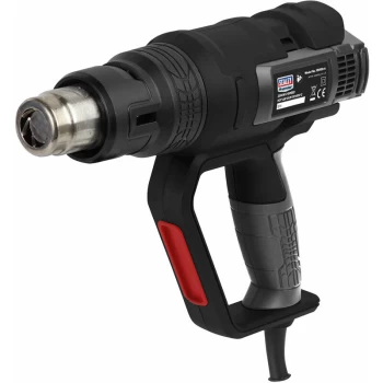 image of HS102 Hot Air Gun 2000W 3-Speed 50-600°C Variable Heat - Sealey