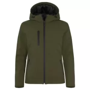 Image of Clique Womens/Ladies Padded Soft Shell Jacket (XXL) (Fog Green)