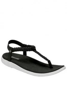 image of Regatta Santa Luna Sandals - Black, Size 3, Women