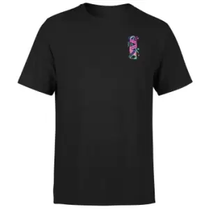Image of Back To The Future Hover Board Mens T-Shirt - Black - 3XL