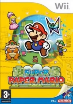 image of Super Paper Mario Nintendo Wii Game