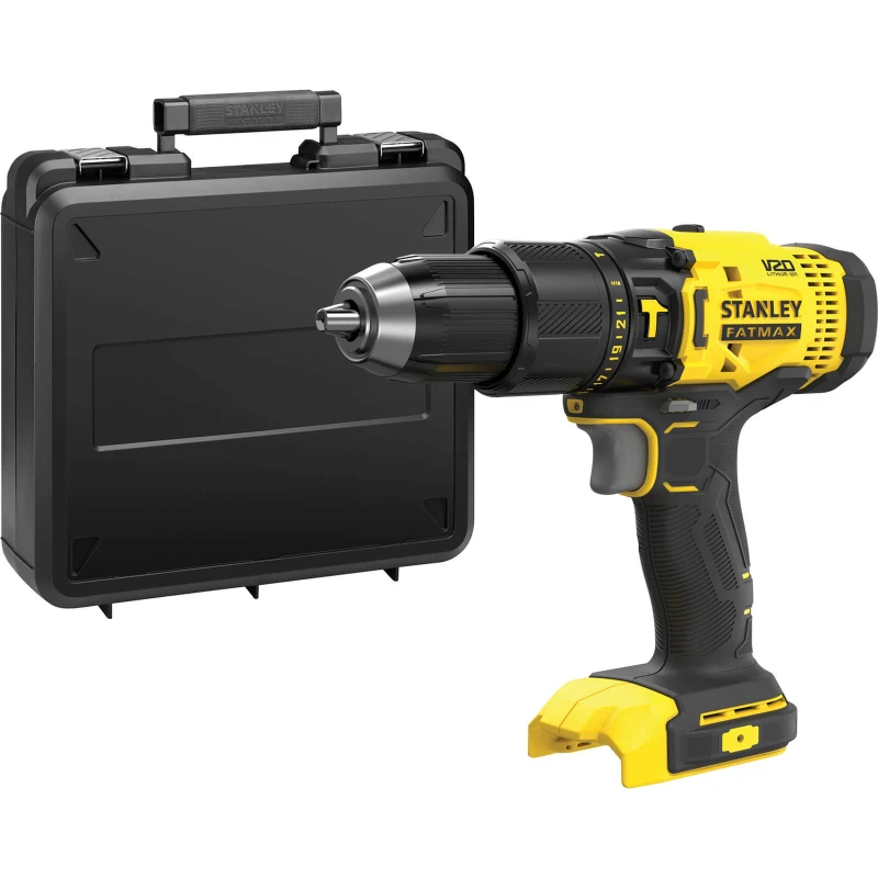 Image of Stanley Fatmax V20 SFMCD711 18v Cordless Combi Drill SFMCD711B Batteries: No Batteries