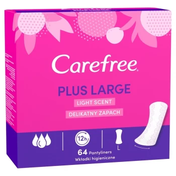 image of Carefree Plus Large Light Scented 64's