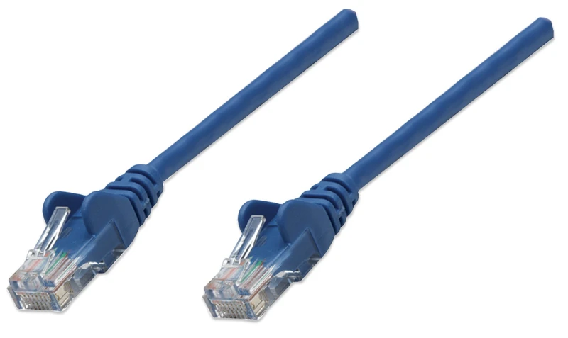 Image of Intellinet Network Patch Cable. Cat6. 1.5m. Blue. CCA. U/UTP. PVC. RJ4