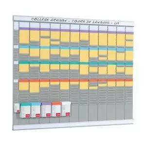 image of Nobo T-Card Professional Planner, 12 columns, 32 slots