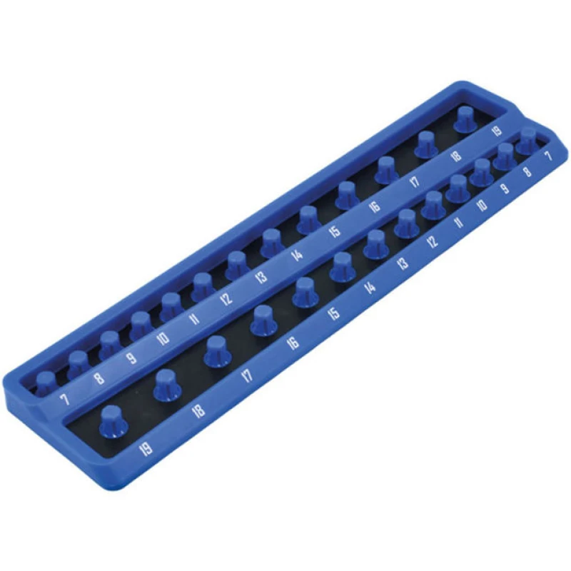 Image of Laser Laser - Tools 3/8D Twist Lock Socket Tray Holds 7 to 19mm 366 x 90 x 18.8mm 8633 5018341086336