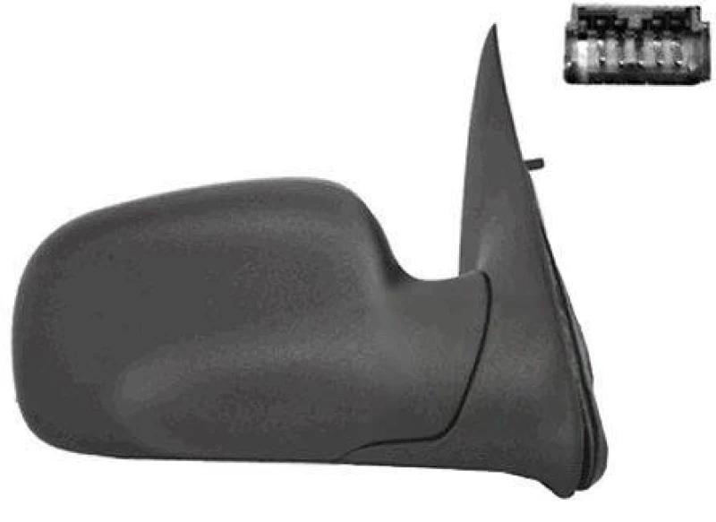 Image of VAN WEZEL 0248808 Wing mirror * HAGUS * Right, Heatable Outside Mirror (50)