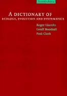 Image of dictionary of ecology evolution and systematics