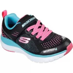 image of Skechers Girls Ultra Groove Lace Up Trainers Shoes UK Size 13.5 (EU 33)