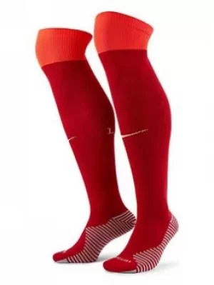 Image of Nike Liverpool Fc 21/22 Home Socks, Red, Size L, Men