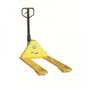 Image of Slingsby Quick Lift Pallet Truck 680x1200mm 2.5 Tonne Capacity Yellow 388960
