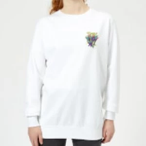 Image of Spyro Retro Pocket Womens Sweatshirt - White - 3XL