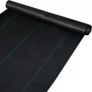 Image of 6.5x300 ft Heavy Duty pp Woven Weed Barrier Landscape Ground Cover 3.0Oz