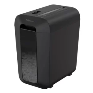 Image of Fellowes Powershred LX65 Cross Cut Shredder Black