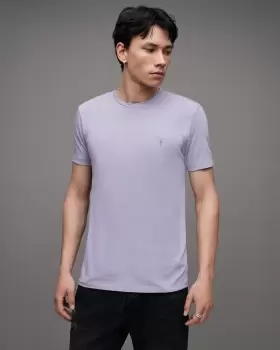 Image of AllSaints Tonic Crew Neck Slim Ramskull T-Shirt