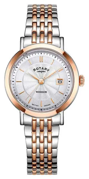 Image of Rotary LB05422/70 Womens Windsor White Dial Two Tone Watch