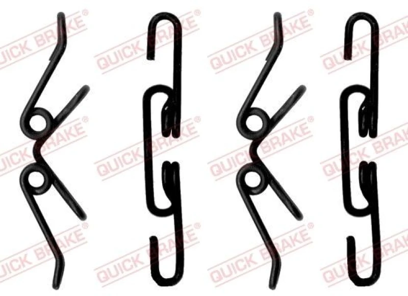 Image of QUICK BRAKE Brake pad fitting kit QUICK BRAKE 109-1220