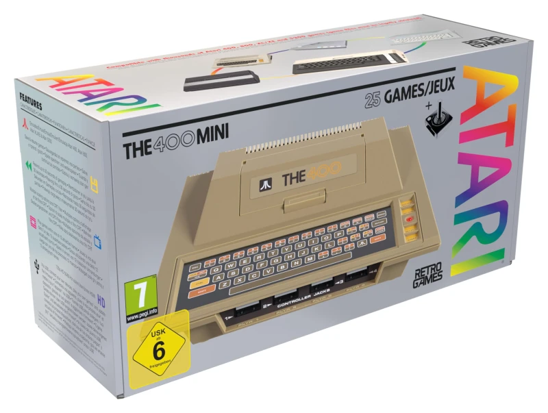 Image of Atari The 400 Mini Retro Consoles One Size Black 85734990000