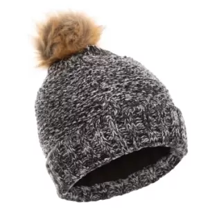 Image of Trespass Womens/Ladies Kellisa Beanie Hat (One Size) (Black)