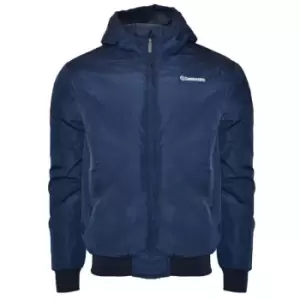 image of Lambretta Hood Padded Jacket - Blue