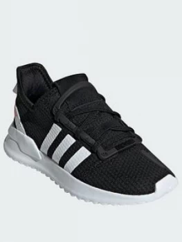 Image of adidas Originals U_Path Run Childrens Trainers - Black/White, Size 1